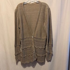 Elegant Tan Women's Sweater